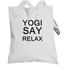 Yogi Say Relax Frankie Goes To Hollywood Parody Totebag