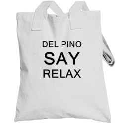 Del Pino Say Relax Frankie Goes To Hollywood Parody Totebag