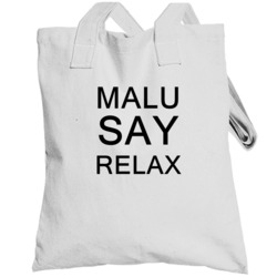 Malu Say Relax Frankie Goes To Hollywood Parody Totebag