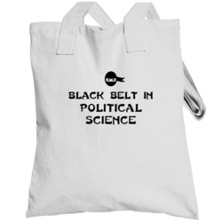 Black Belt In Political Science School Subject Totebag