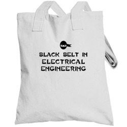 Black Belt In Electrical Engineering School Subject Totebag