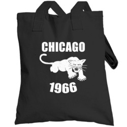 Chicago 1966 Black Panther Party For Self Defense Fan Totebag