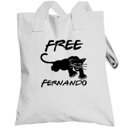Free Fernando Black Panther Free Huey Parody Poster Totebag