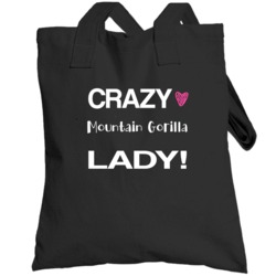 Mountain Gorilla Crazy Animal Lady Totebag