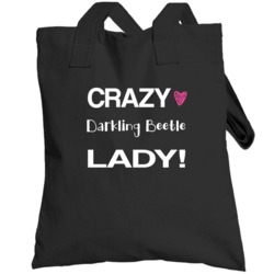 Darkling Beetle Crazy Animal Lady Totebag