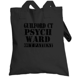 Psych Ward Funny Halloween City Costume Totebag