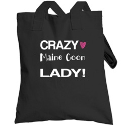 Maine Coon Crazy Animal Lady Totebag