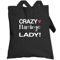 Flamingo Crazy Animal Lady Totebag