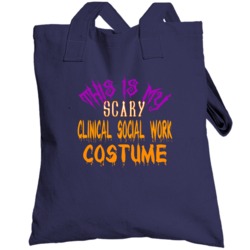 This Is My Scary Costume Funny Halloween Totebag