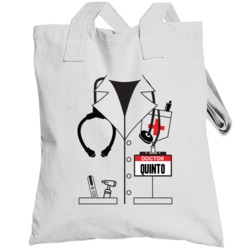 Doctor Custom Name Halloween Costume Totebag