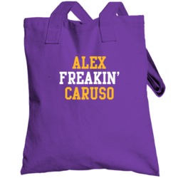 Alex Freakin Caruso Los Angeles Basketball Player Sports Fan Totebag