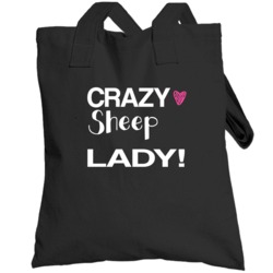 Sheep Crazy Animal Lady Totebag