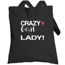 Goat Crazy Animal Lady Totebag