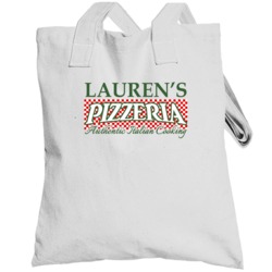 Pizzeria Personalized Name Italian Theme Totebag