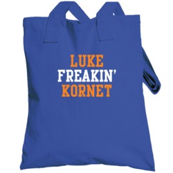 Luke Freakin Kornet New York Basketball Player Sports Fan Totebag