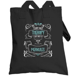 I Don't Need Therapy I Just Need To Listen To Merkules Totebag