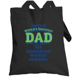 World's Greatest American Water Spaniel Dad Totebag