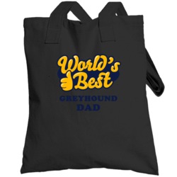 World's Best Greyhound Dad Totebag