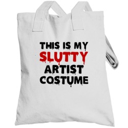 Artist  Slutty Costume Halloween Occupation Totebag