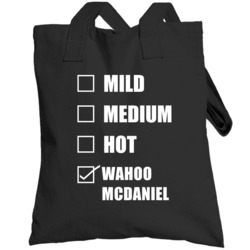 Mild Medium Hot Wahoo Mcdaniel Hottness Chart Checklist Wrestling Fan 