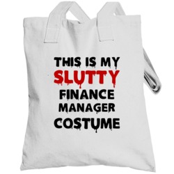 Finance Manager Slutty Costume Halloween Occupation Totebag