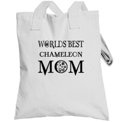 Chameleon Worlds Best Mom Animal Totebag