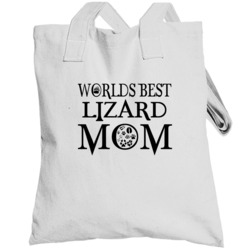 Lizard Worlds Best Mom Animal Totebag