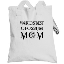 Opossum Worlds Best Mom Animal Totebag