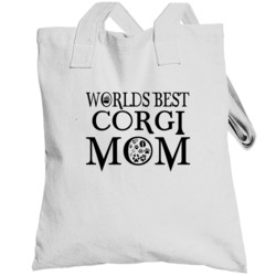 Corgi Worlds Best Mom Totebag