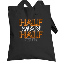 Half Man Half Perch Funny Animal Totebag