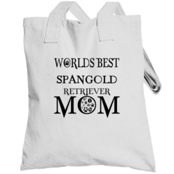 Spangold Retriever Worlds Best Mom Totebag