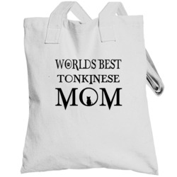 Tonkinese Worlds Best Mom Cat T Shirts Totebag
