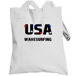 Wakesurfing Usa Hobbies Sports And Activities Totebag