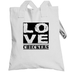Checkers Love Sports Totebag