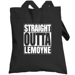 Straight Outta Parody Customizable Totebag