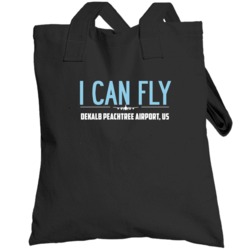 I Can Fly Dekalb Peachtree Airport Funny Totebag