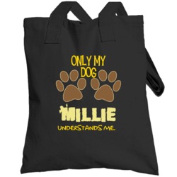Millie Only My Dog Affenpinscher Understands Me Totebag