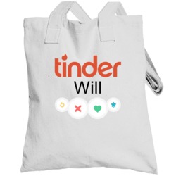 Will's Tinder Profile Halloween Costume Totebag