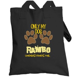 Rambo Only My Dog Affenpinscher Understands Me Totebag