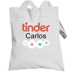 Carlos's Tinder Profile Halloween Costume Totebag
