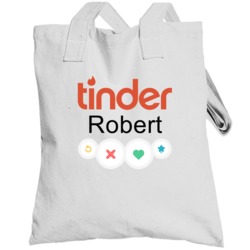 Robert's Tinder Profile Halloween Costume Totebag