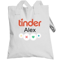 Alex's Tinder Profile Halloween Costume Totebag