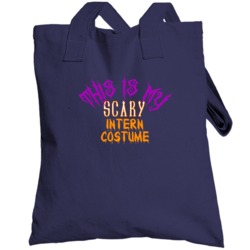 This Is My Scary Intern Costume Funny Halloween Totebag