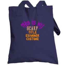 This Is My Scary Title Examiner Costume Funny Halloween Totebag