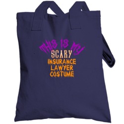 This Is My Scary Insurance Lawyer Costume Funny Halloween Totebag