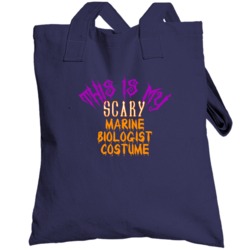 This Is My Scary Marine Biologist Costume Funny Halloween Totebag