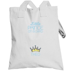 Little Prince On Board Theo Baby Boy Totebag