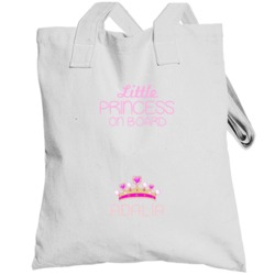 Little Princess On Board Adalia Cute Names Totebag