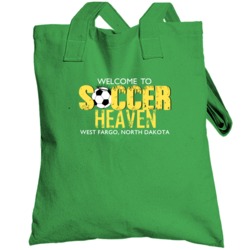 Welcome To Soccer Heaven West Fargo North Dakota Totebag