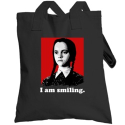 I Am Smiling Wednesday Addams Family Quotes Halloween Movie Show Toteb